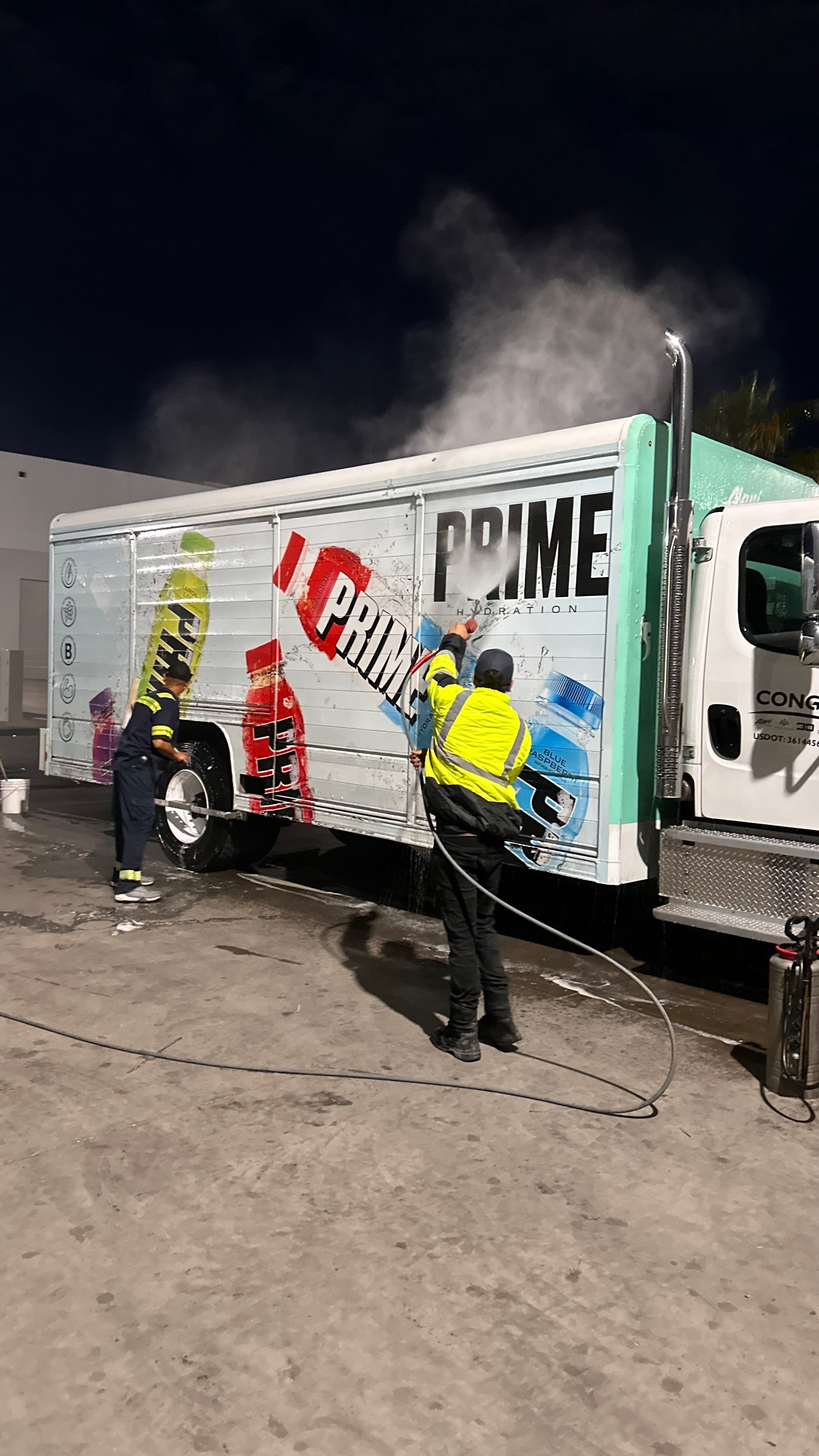Professional fleet management washing