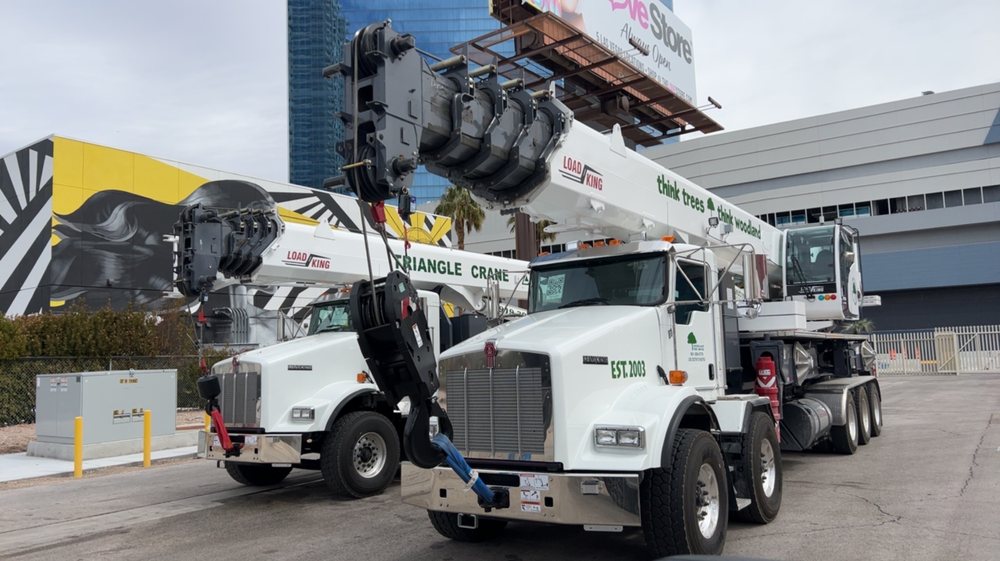 Clean crane truck detailed fleet washing Las Vegas